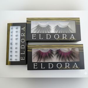 3 Eldora Handmade Lashes 🩷 Value $108